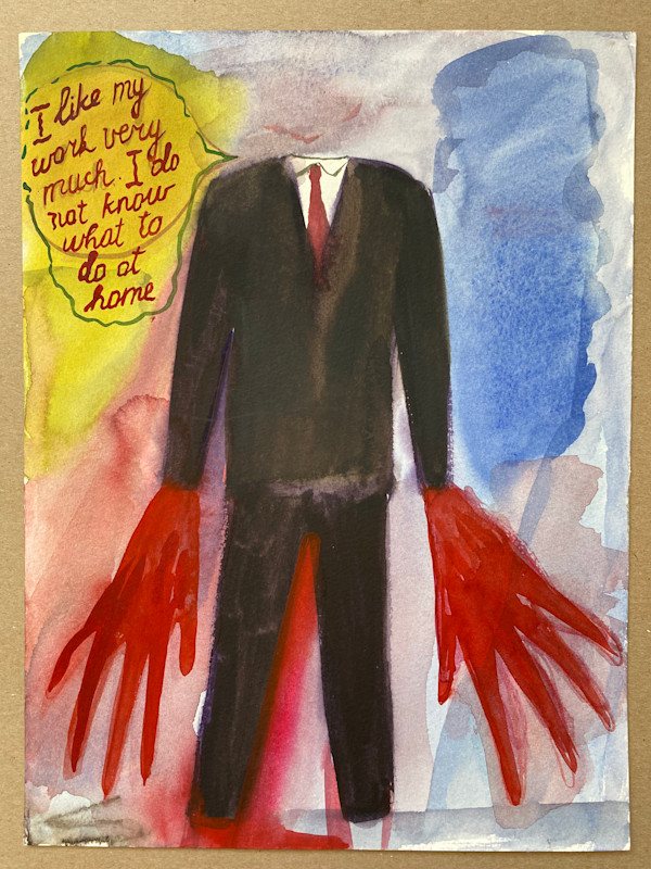 I like my work very much. I don’t know what to do at home. by GLUKLYA Natalia Pershina