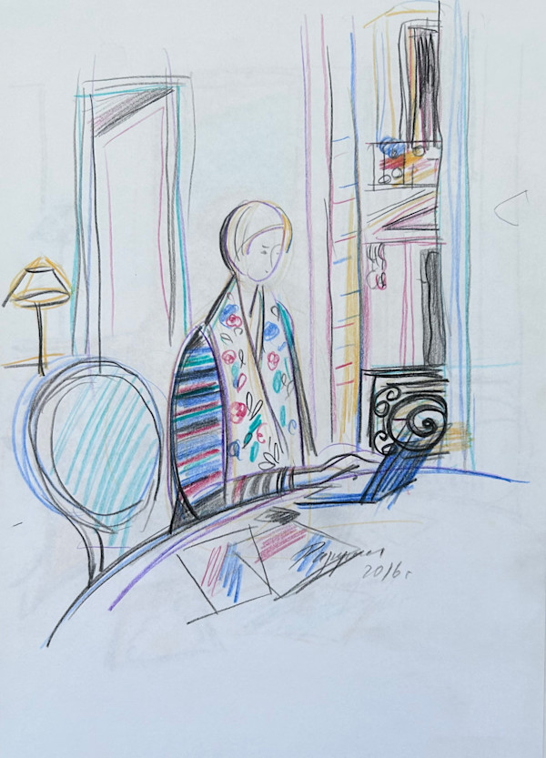 Dianne - Portrait Paris 2 by Victor Razgulin