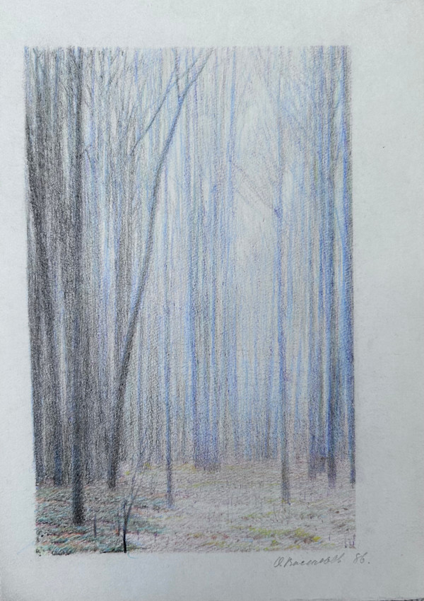 Linden Forest Outside of Moscow by Oleg Vassiliev