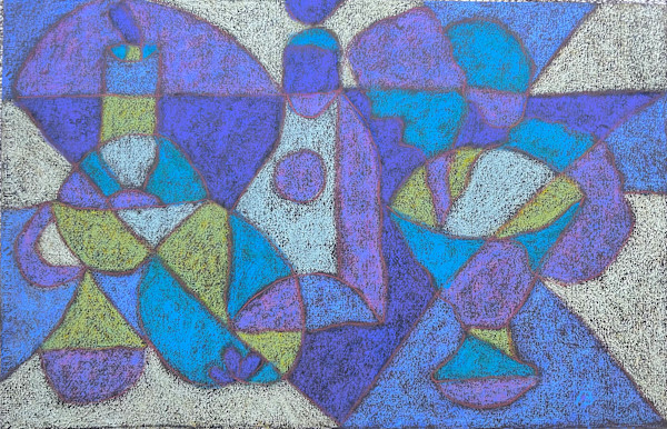 Still Life with Candles by Gennady Zubkov