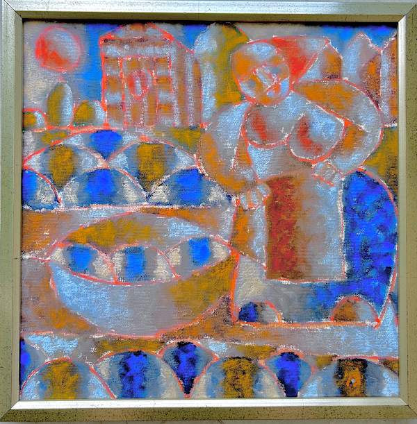 Laundry Maid by Gennady Zubkov