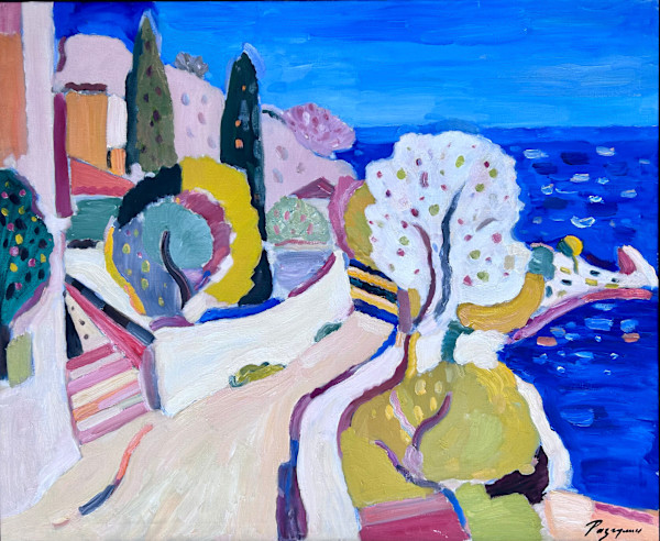 Lane by the Sea by Victor Razgulin