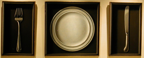 Fork, Plate, Knife by Gennady Zolotnitsky