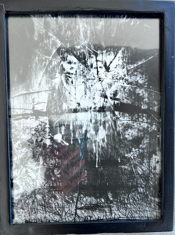 Deux pas en arriere, From the Series "Les Aieux" 3/12 by Raphael Denis