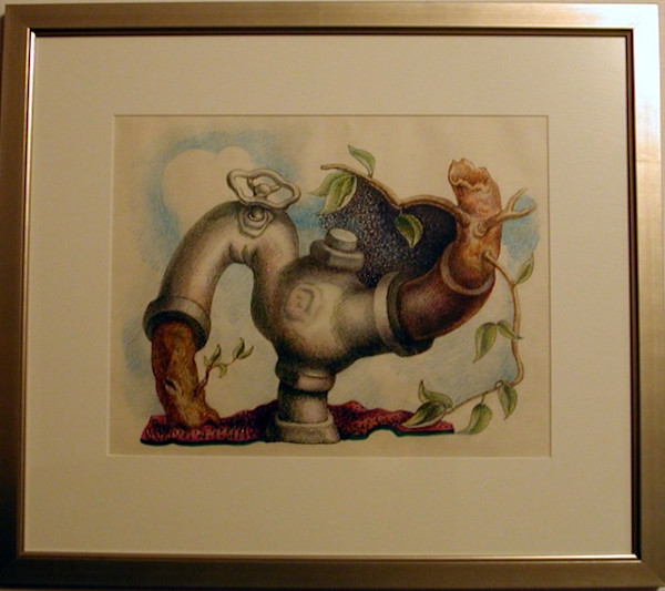 Pipe and Tree by Andrei Grositskiy