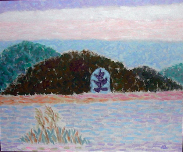 Over the River Vyosk by Gennady Zubkov