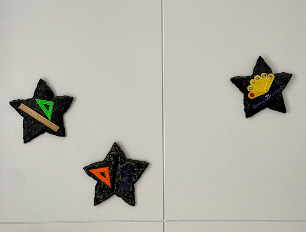 3 star sculptures by Igor Makarevich