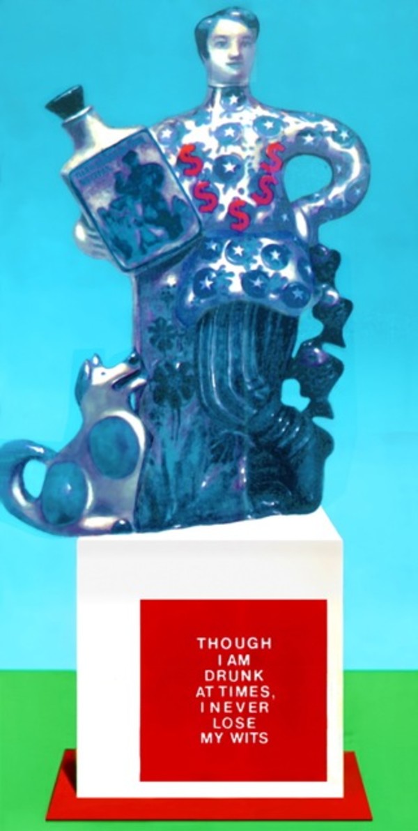 Though I am drunk.. by Leonid Lamm