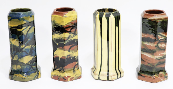 4 Peters & Reed "Shadow Ware" Vases (priced per vase)