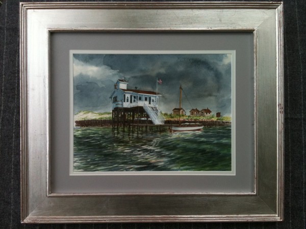 Brazos River Jetty Lighthouse by Richard S. Hall
