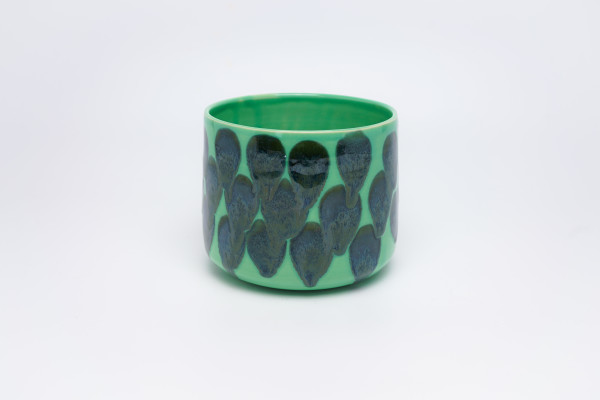 Dotted Mint Planter by James Barela