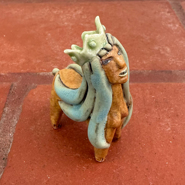 Azurite, a blue hair princess teenie by Nell Eakin