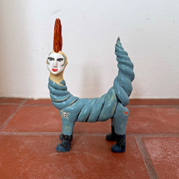 Dagger, Punk Rocker, II, with tats by Nell Eakin