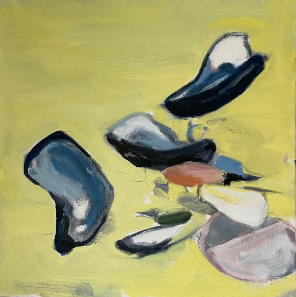 Yellow Mussels No 2 by Helen Grimm