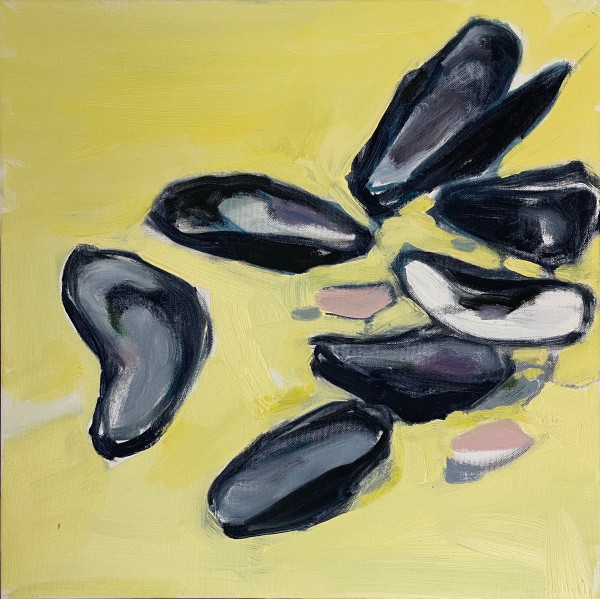 Yellow Mussels by Helen Grimm