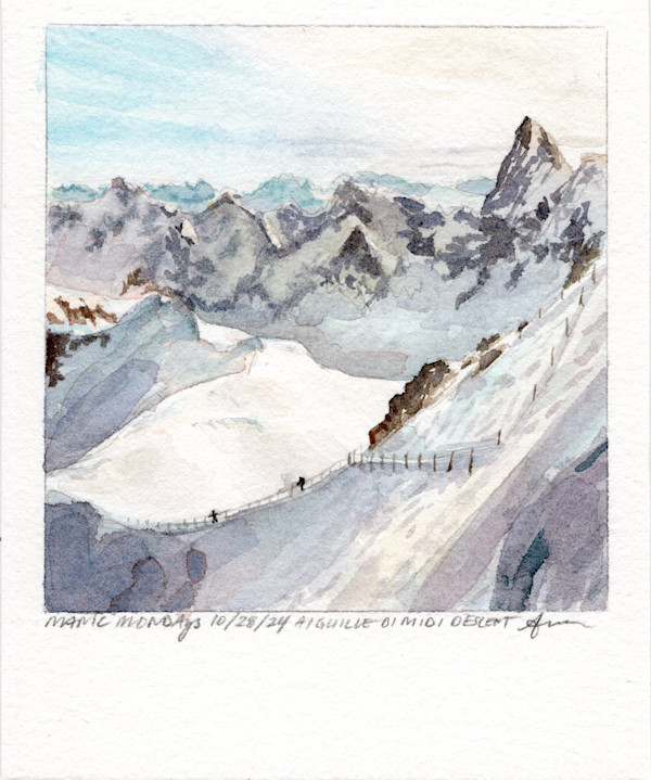 Aiguille di Midi Descent by Anna Canfield