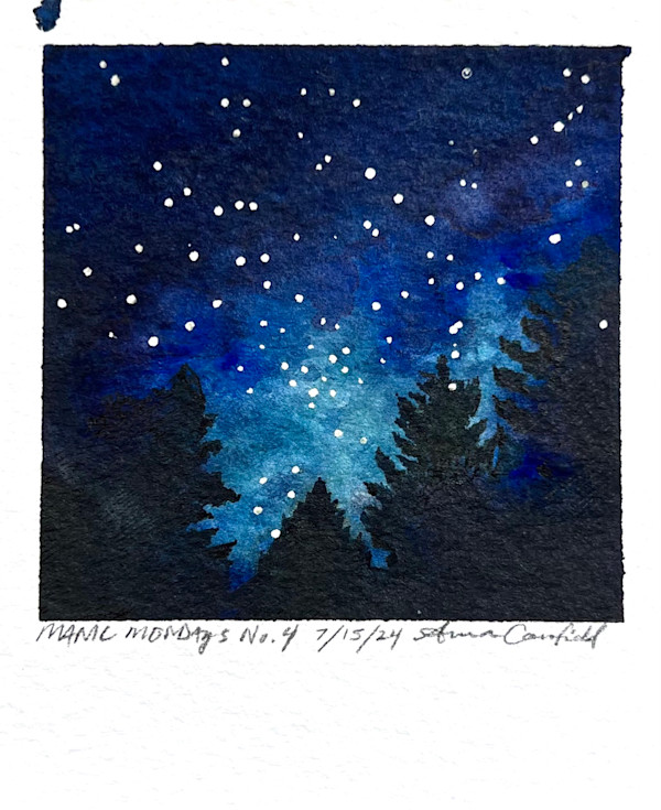 Milky Way in Mazama by Anna Canfield