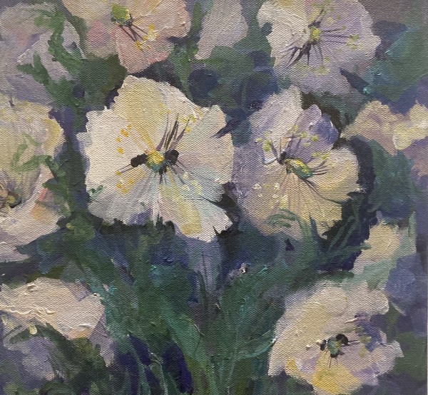 White Poppies by Amy B. Carroll