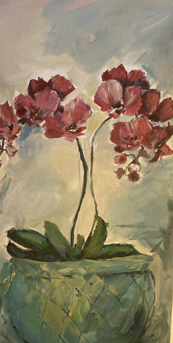 Strawberry Orchid by Amy B. Carroll