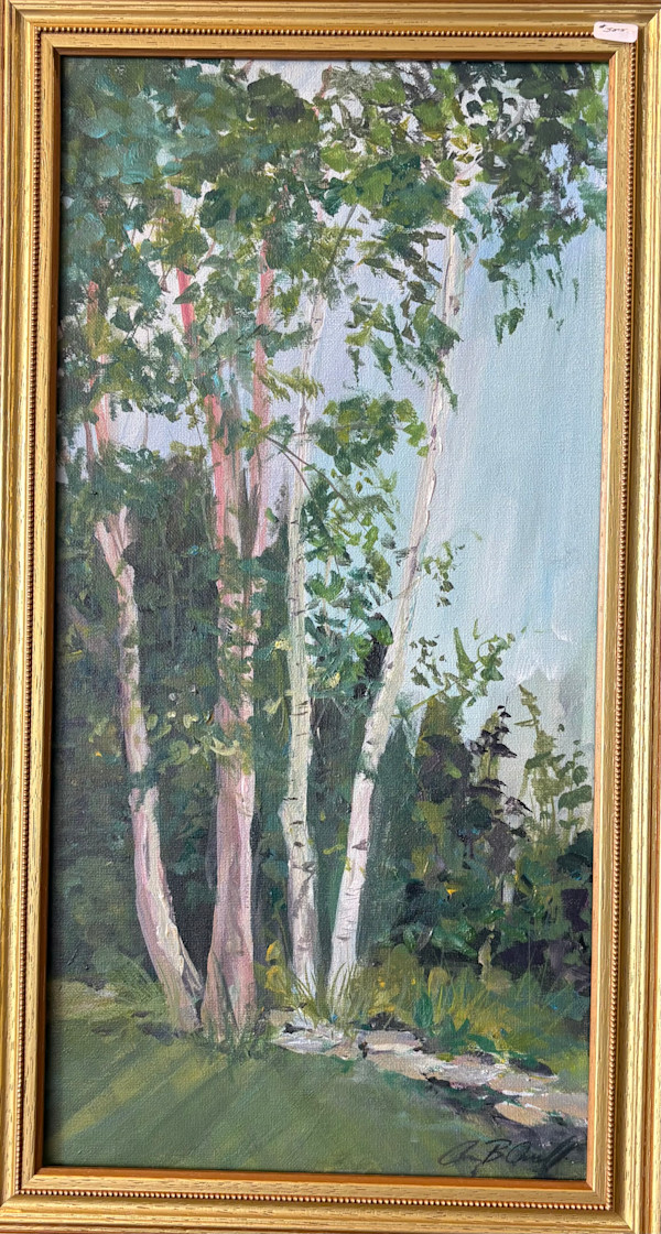 The Garden Birches by Amy B. Carroll, Image 1.