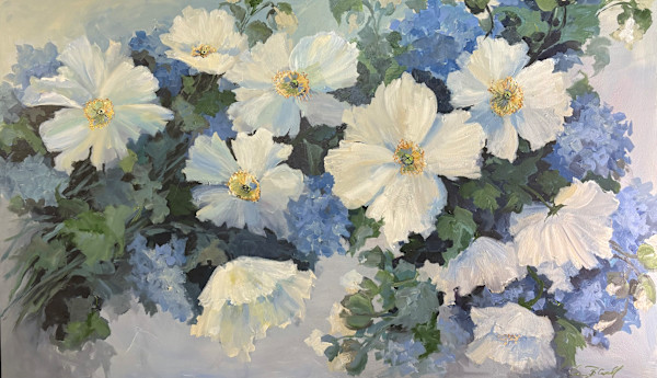 Sapphire and Faded Jeans by Amy B. Carroll