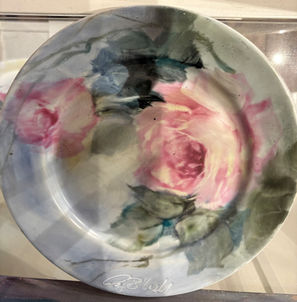 Pink Rose with Bud by Amy B. Carroll
