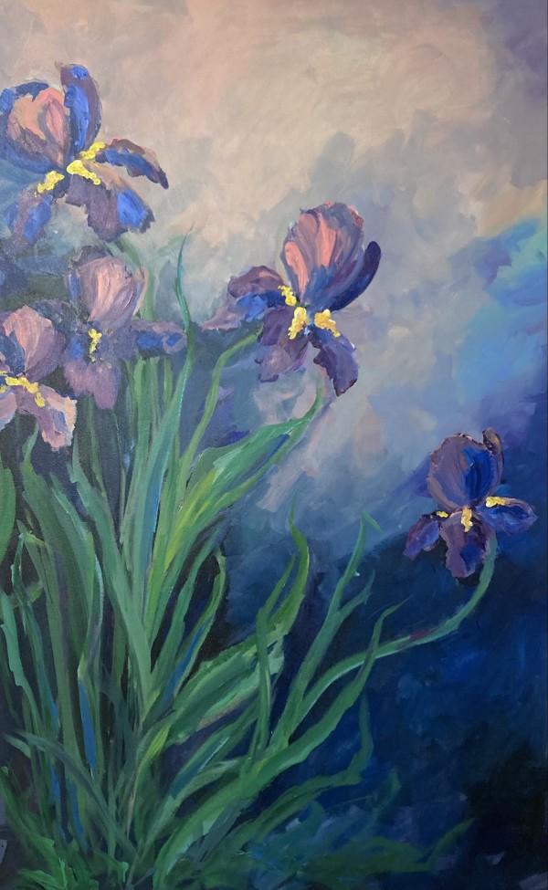 Sunlit Flags by Amy B. Carroll