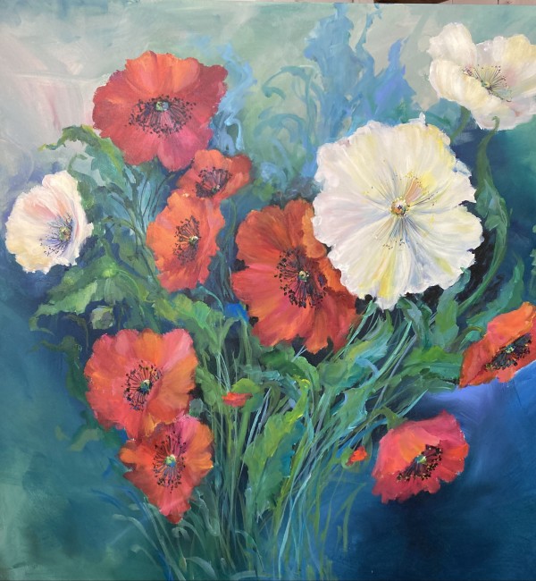 Red Hot Poppies by Amy B. Carroll