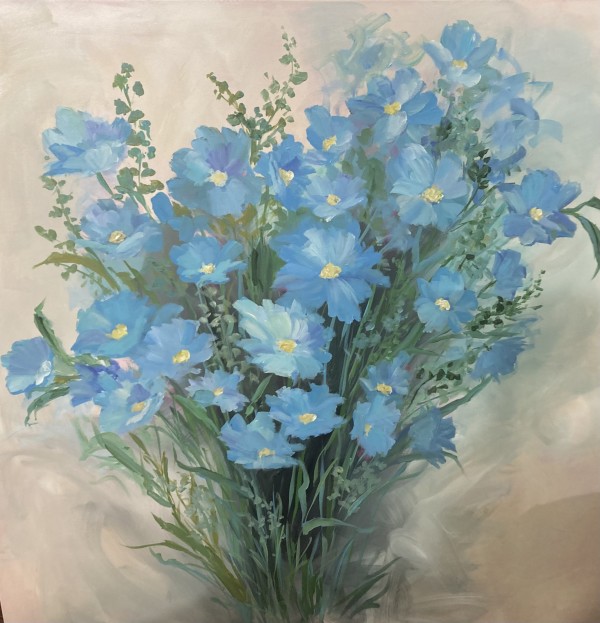 Blue Bouquet by Amy B. Carroll