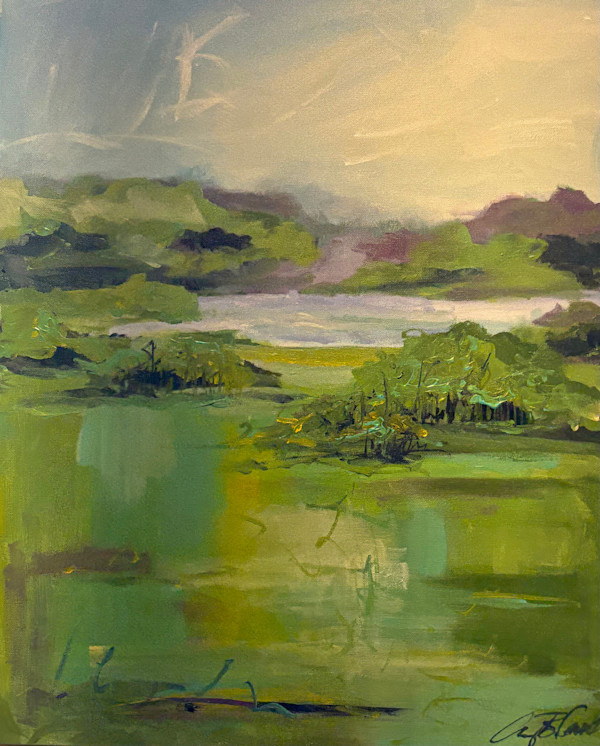 Quite Study of Green and Light by Amy B. Carroll