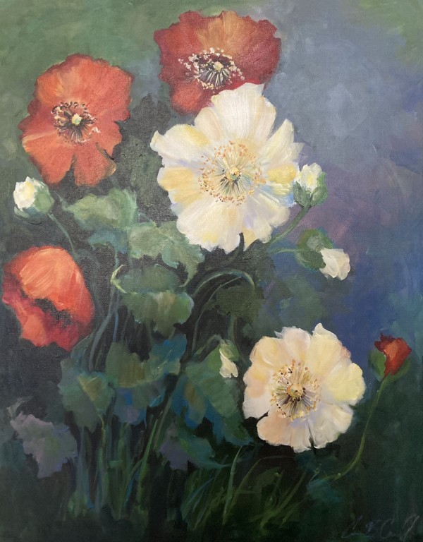 Blooms in Evening by Amy B. Carroll