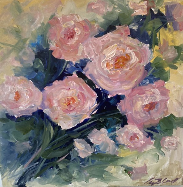Rainy Day Peonies by Amy B. Carroll