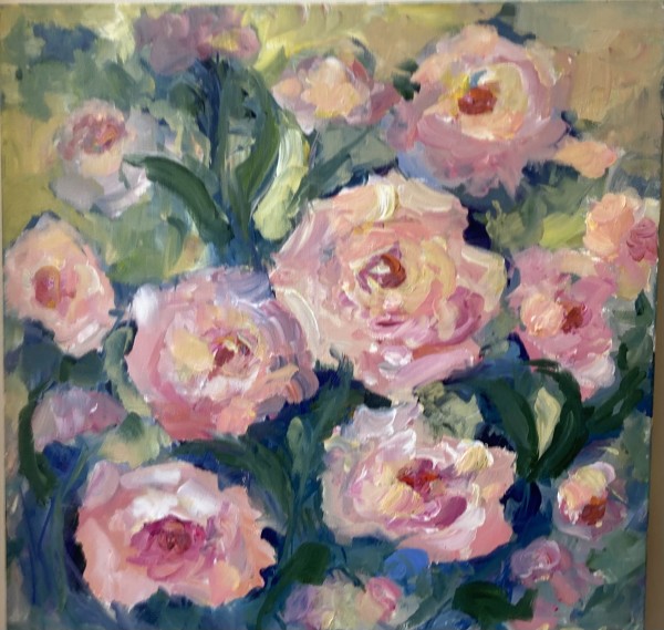 Garden Club Peonies by Amy B. Carroll