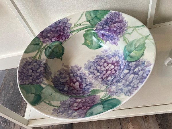 Hydrangea Bowl by Amy B. Carroll