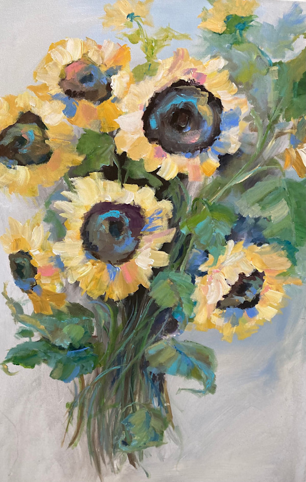 Afternoon Sunflowers by Amy B. Carroll