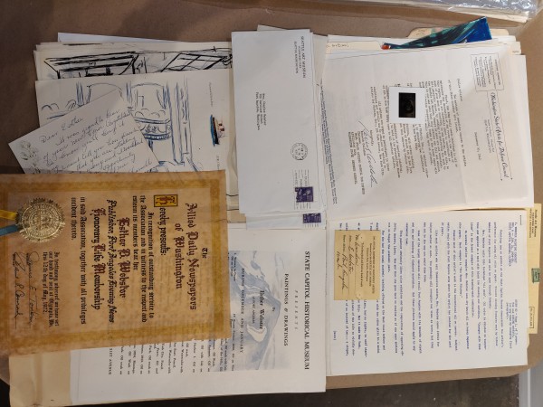 Personal Correspondence, Notes, Sketches, Documents by Esther Webster