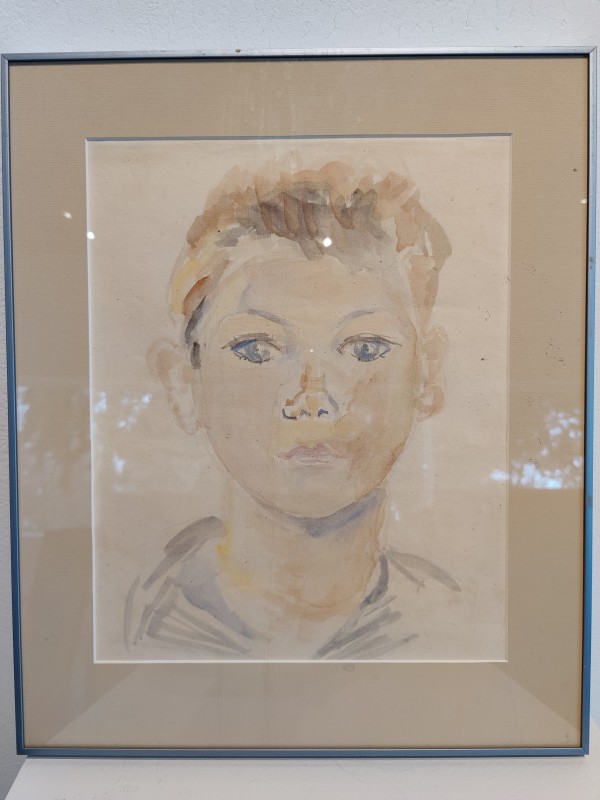 Untitled or Unknown Title, described as Watercolor Portrait by Esther Webster