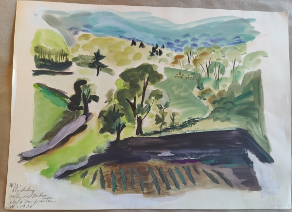 N.Y. Dunderberg Valley on Hudson by Esther Webster