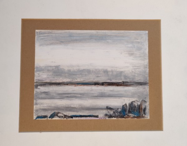 Untitled or unknown title, described as Seascape