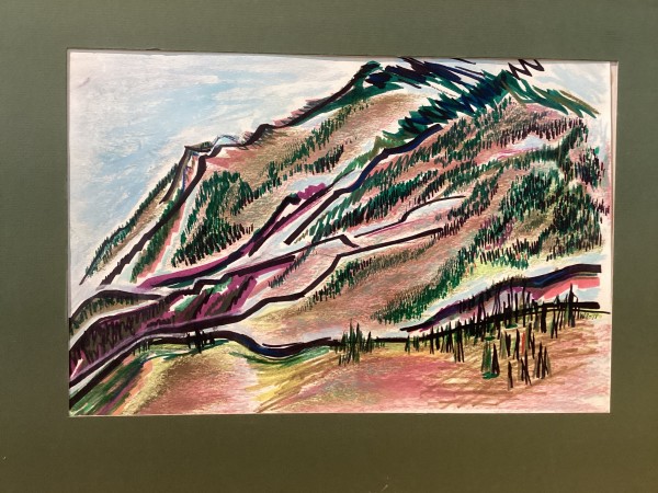 Lower backside of Mount Angeles by Esther Webster