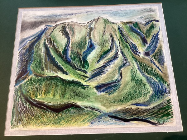 Untitled or unknown title described as Green Mountains by Esther Webster