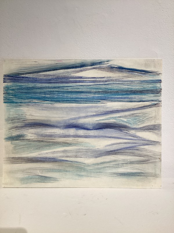 Waves (as on back of mat which was discarded) by Esther Webster