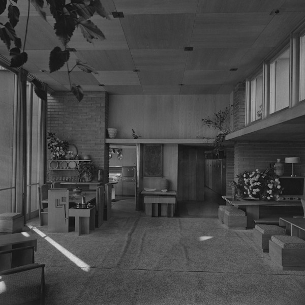Usonian House 1953 by Berenice Abbott