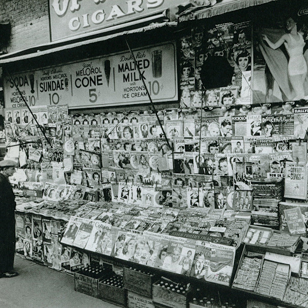 Newsstand 1935 by Berenice Abbott