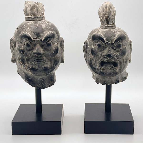 Stone Guardians Pair by Antique
