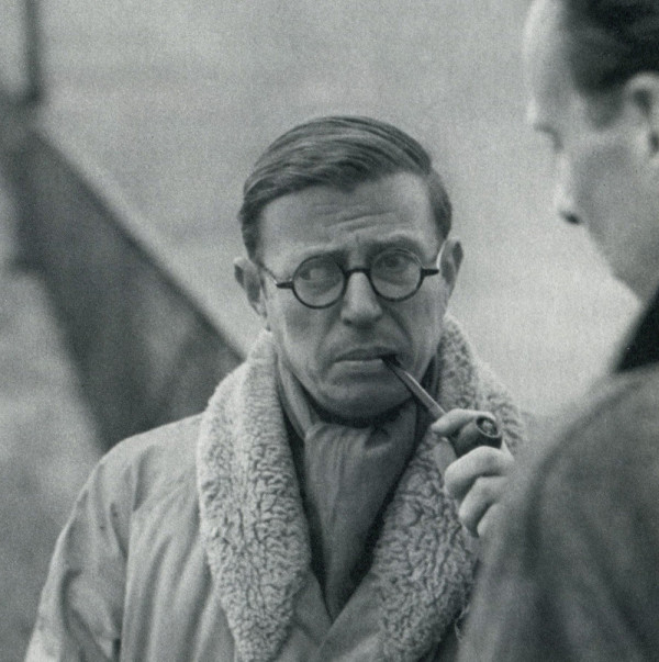 Jean-Paul Sartre, 1946 by Henri Cartier-Bresson