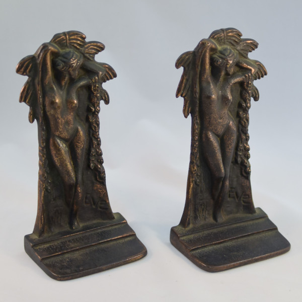 Eve Bookends by Jeanne Louise Drucklieb