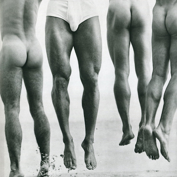 Jump, Paradise Cove 1987 by Herb Ritts