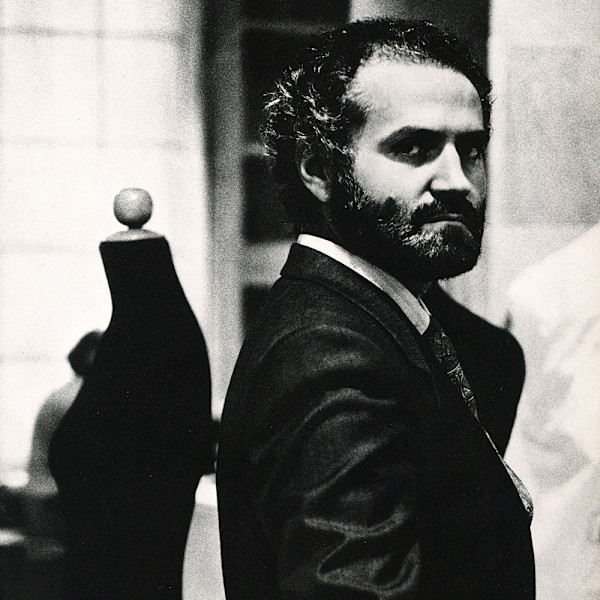 Gianni Versace, Milan, 1985 by June Newton