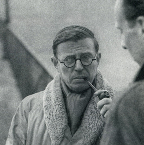 Jean-Paul Sartre, 1946 by Henri Cartier-Bresson